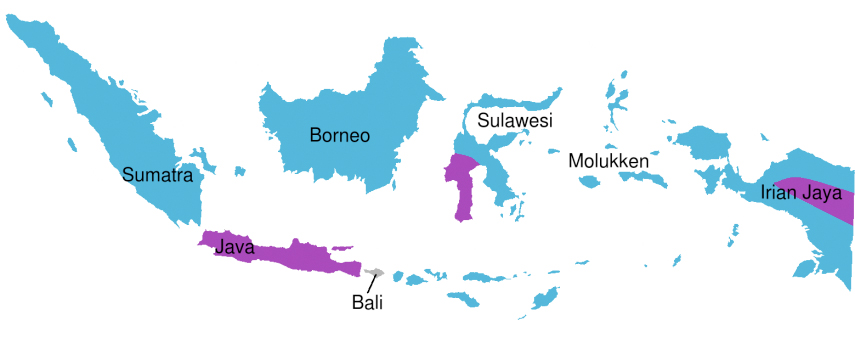 Malariagebied Indonesië